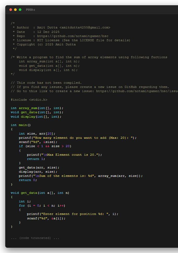 Write a program to find the sum of array elements using following fuctions int array_sum(int a[], int n); void get_data(int a[], int n); void dispaly(int a[], int n);